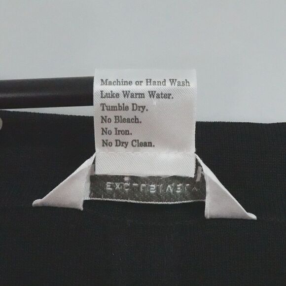 Exclusively MISOOK Pants Women Small Black High Rise Pull-On Classic Vintage 90s - Picture 13 of 13